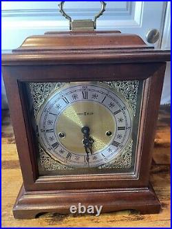 Vintage Howard Miller Model 612-437 Mantle Clock Franz Hermle Movement No Key