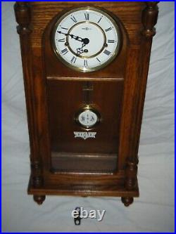 Vintage Howard Miller Model 612-462 Westminster Chime Wall Clock