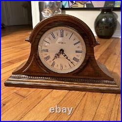 Vintage Howard Miller Model 613-103 Westminster Chime Oak Mantle Clock