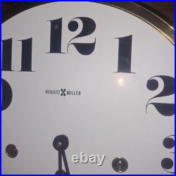 Vintage Howard Miller Oak Westminster Chime Model 621-197 Wall Clock Not Tested