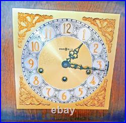 Vintage Howard Miller Thomas Tompion Mantel Clock 612-436 Triple Chime Key Wind