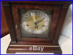 Vintage Howard Miller Tompion Model Triple Chime Bracket Clock Westminster +