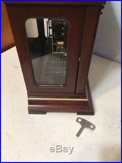 Vintage Howard Miller Tompion Model Triple Chime Bracket Clock Westminster +