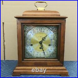Vintage Howard Miller Triple Chime Mantel Clock Model 612-429, 2 Jewels, Germany