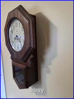 Vintage Howard Miller Wall Clock 58th Anniversary Westminster Chimes Serviced