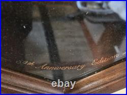 Vintage Howard Miller Wall Clock 58th Anniversary Westminster Chimes Serviced