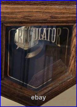 Vintage Howard Miller Wall Clock Westminter Chimes 613-191 WithKey Beautiful