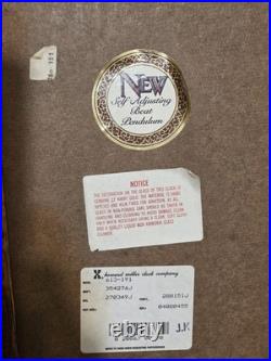 Vintage Howard Miller Wall Clock Westminter Chimes 613-191 WithKey Beautiful