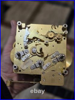 Vintage Howard Miller Wall Clock Westminter Chimes 613-191 WithKey Beautiful