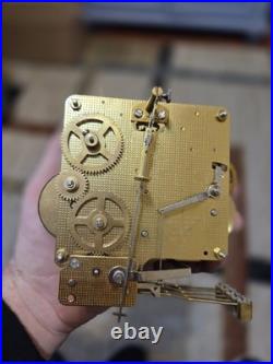 Vintage Howard Miller Wall Clock Westminter Chimes 613-191 WithKey Beautiful