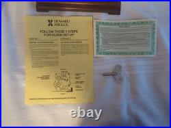 Vintage Howard Miller West Chime Key Wind Mantel Clock Model 613-182