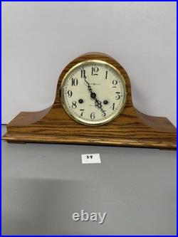 Vintage Howard Miller West Germany Mantle Chime clock 340-020 Working has Key