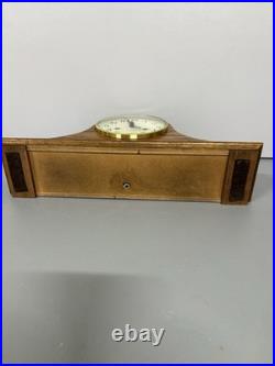 Vintage Howard Miller West Germany Mantle Chime clock 340-020 Working has Key