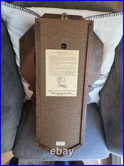 Vintage Howard Miller Westminster Chime 612-362 Wall Mount Clock WithKey Serviced