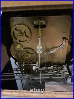 Vintage Howard Miller Westminster Chime Wall Clock Model No. 612-542 Read