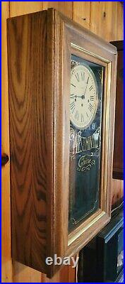 Vintage Howard Miller Wood Westminster Chime Wall Clock Model Tested