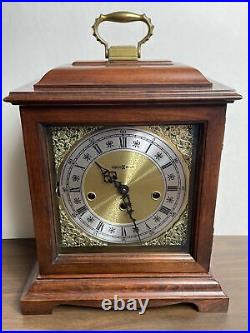 Vintage Howard Miller Zeeland Michigan 2 Jewels Mantle Clock with Key