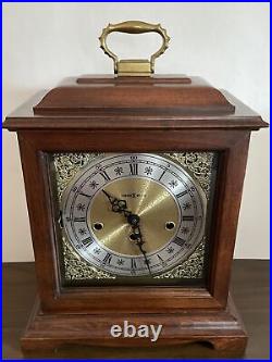 Vintage Howard Miller Zeeland Michigan 2 Jewels Mantle Clock with Key