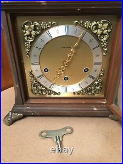 Vintage Junghans 8-Day Bracket Mantle Clock Westminster Chime Restoration Projek