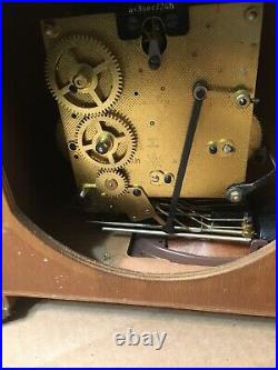 Vintage Junghans 8-Day Bracket Mantle Clock Westminster Chime Restoration Projek