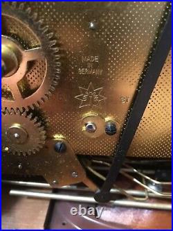 Vintage Junghans 8-Day Bracket Mantle Clock Westminster Chime Restoration Projek