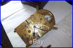 Vintage Junghans Bracket Mantle Westminster Chime Clock As Is A10 Movement