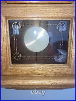 Vintage Kieninger Wooden Wall Clock Chimes pendulum Tested