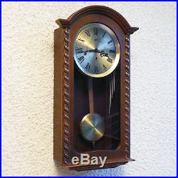 Vintage Larius W. German Westminster Chime 8 Day Wall Clock