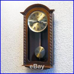 Vintage Larius W. German Westminster Chime 8 Day Wall Clock