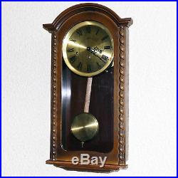 Vintage Larius W. German Westminster Chime 8 Day Wall Clock