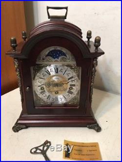 Vintage Lauris Westminster Chime Bracket Clock Franz Hermle Movement