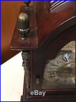 Vintage Lauris Westminster Chime Bracket Clock Franz Hermle Movement