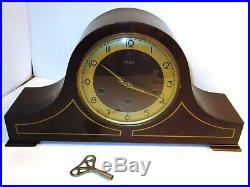 Vintage Linden 8 Day Shelf/Mantle Clock Westminster Chime Germany Cuckoo Mfg