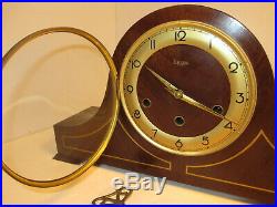 Vintage Linden 8 Day Shelf/Mantle Clock Westminster Chime Germany Cuckoo Mfg