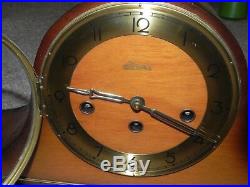 Vintage Linden Cuckoo Clock MFG Co Windup Mantel Westminster Chime Germany RARE