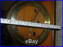 Vintage Linden Cuckoo Clock MFG Co Windup Mantel Westminster Chime Germany RARE