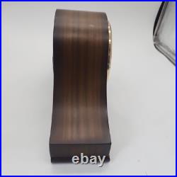 Vintage Linden Electronic Strike Chime Mantle Wooden Clock #7012 Made in Japan