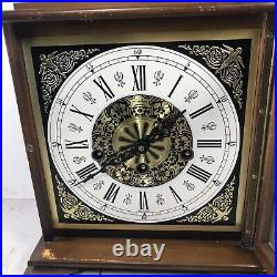 Vintage Linden Pendulum Westminster Mantel Clock Made in Germany 341-020 Running