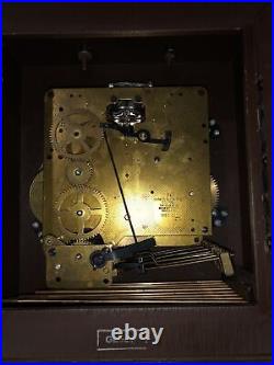 Vintage Linden Triple Chime Mantel Clock Germany 1050-020 Movement WithWinder