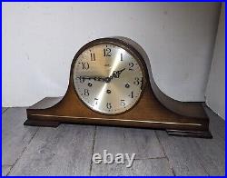 Vintage Linden Triple Chime Mantel/Mantle Clock (1051-021) Germany Black Forest