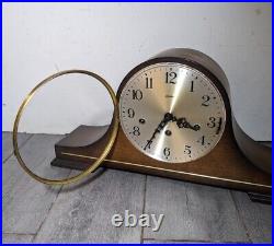 Vintage Linden Triple Chime Mantel/Mantle Clock (1051-021) Germany Black Forest