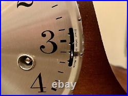 Vintage Linden Triple Chime Mantle Clock Running (Movement 1050-020)