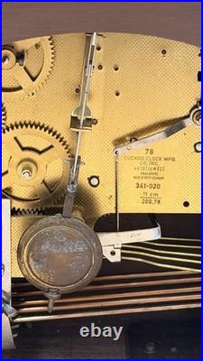 Vintage Linden Westminster Chime Mantel Clock German Made Working