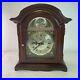 Vintage Linden Westminster Chime Mantle Cempus Fugit Quartz Mantle Clock
