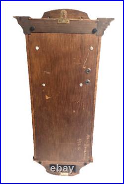 Vintage Linden Westminster Chime Wall Clock Made In Germany Fully Serviced