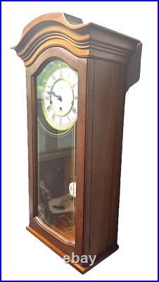 Vintage Linden Westminster Chime Wall Clock Made In Germany Fully Serviced