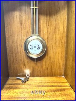 Vintage Linden Westminster Chime Wall Clock Made In Germany Fully Serviced