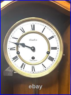 Vintage Linden Westminster Chime Wall Clock Made In Germany Fully Serviced