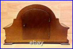 Vintage Mahogany Case Westminster Chime Large Mantle Clock