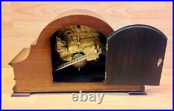 Vintage Mahogany Case Westminster Chime Large Mantle Clock